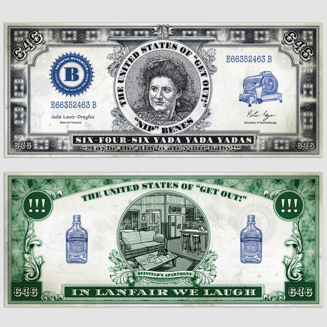 KA-CHING! LANFAIR CREATES “SEINFELD CURRENCY”