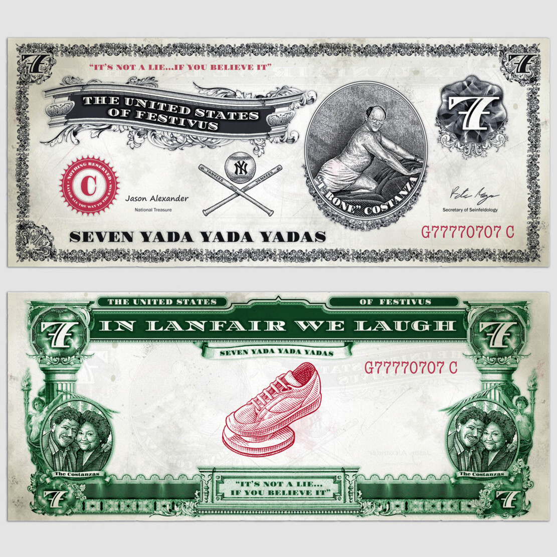 KA-CHING! LANFAIR CREATES “SEINFELD CURRENCY”
