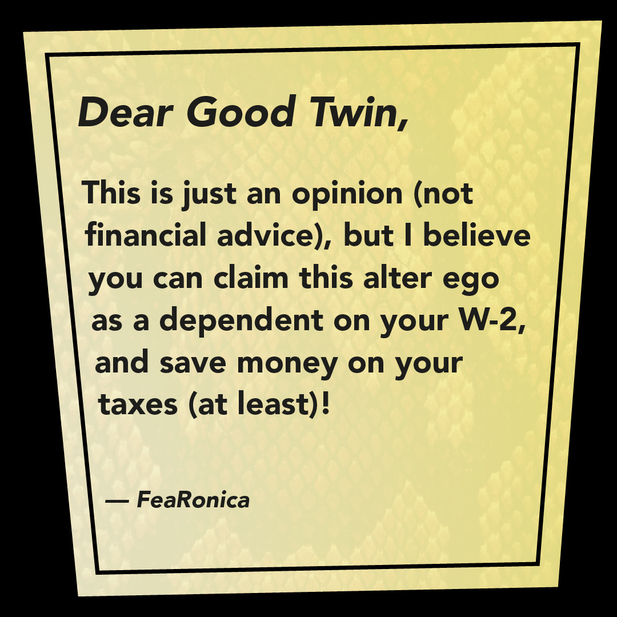 DEARFEARONICA — A MONSTER ADVICE COLUMN